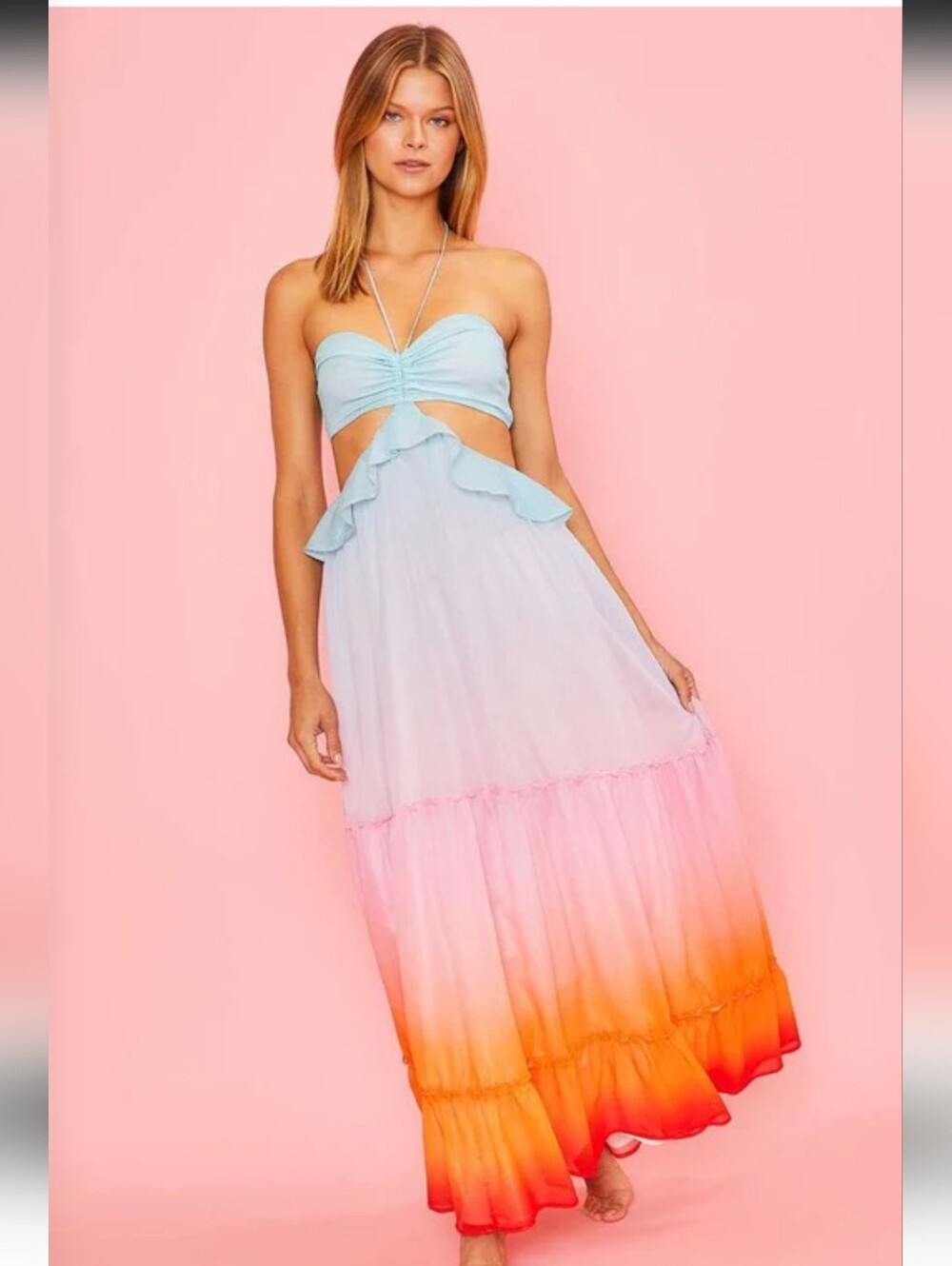 Mainstrip Ombre Maxi Dress